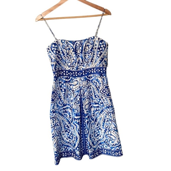 Harold’s Silk Strappy Fit & Flare Mini Dress - Picture 1 of 7